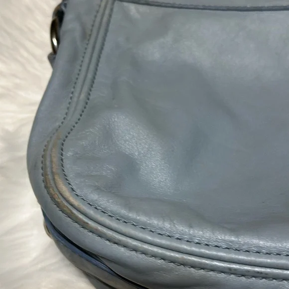 Coach Sky Blue Zoe Hobo Bag - Picture 11 of 16